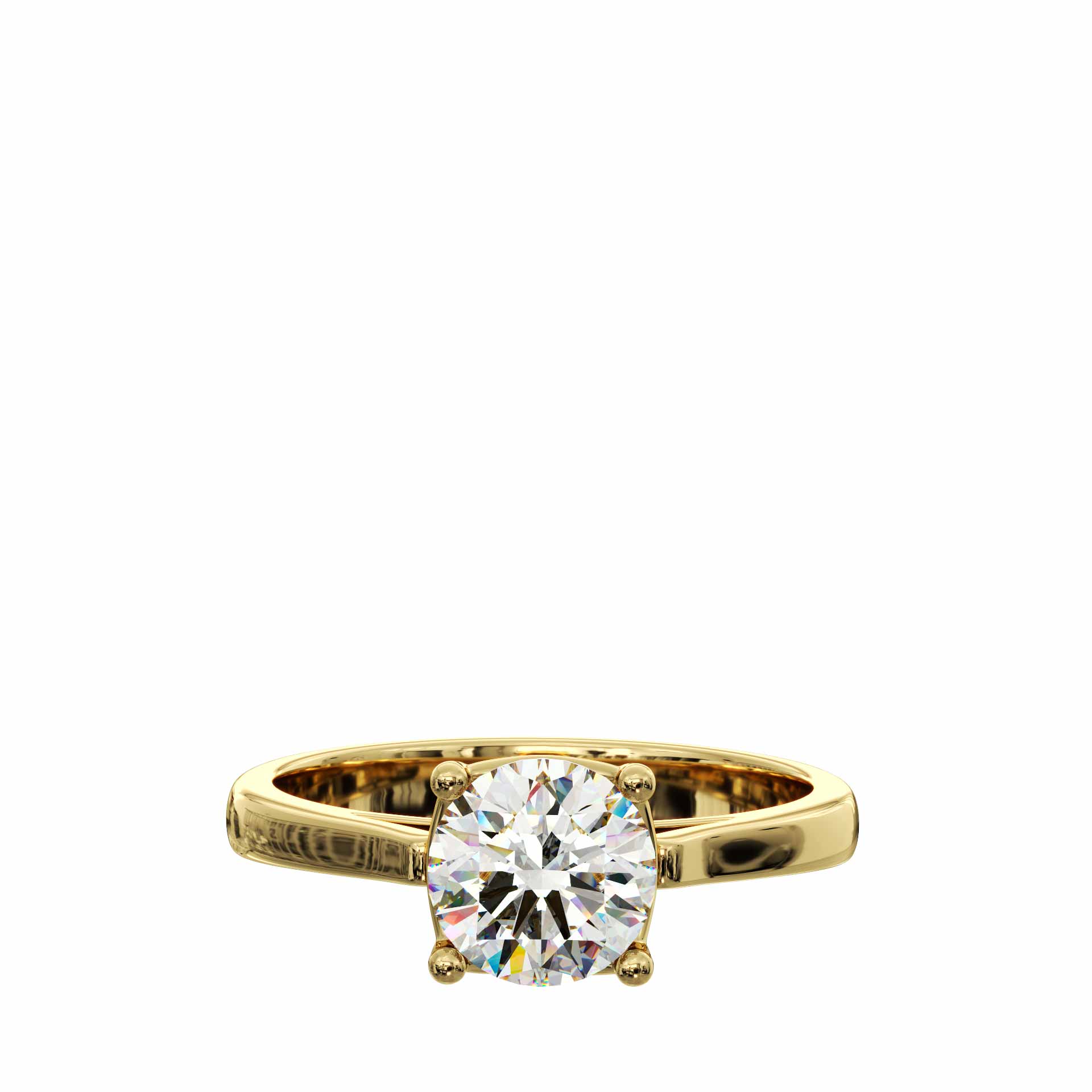 gold diamond ring with diamond