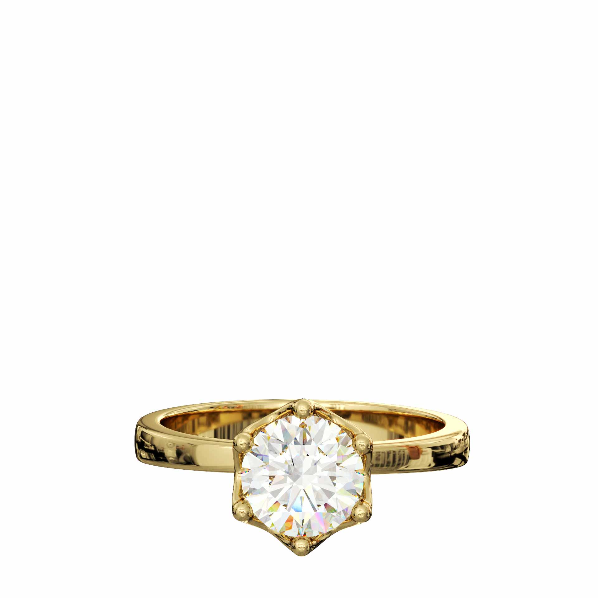 gold diamond ring, wedding style